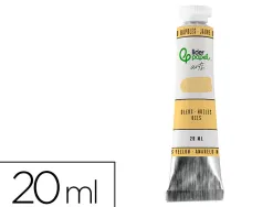 Peinture a l huile liderpapel tube en aluminium de 20 ml coloris jaune de naples