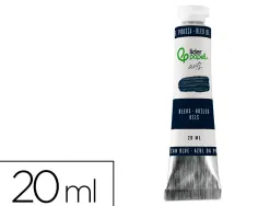 Peinture a l huile liderpapel tube en aluminium de 20 ml coloris bleu de prusse