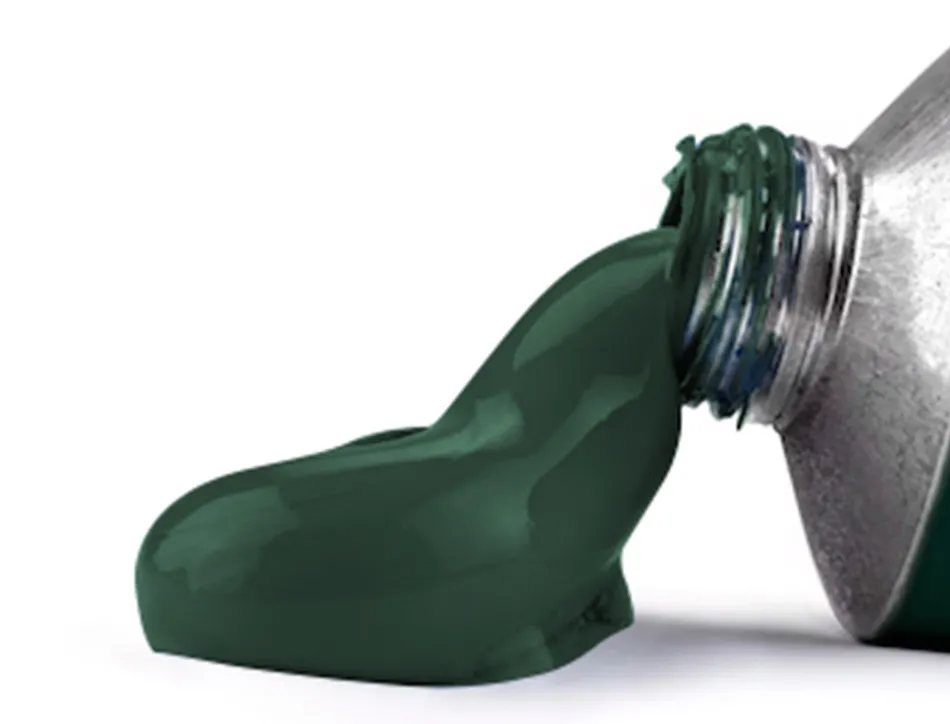 Peinture a l huile liderpapel tube en aluminium de 20 ml coloris vert olive