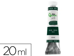 Peinture a l huile liderpapel tube en aluminium de 20 ml coloris vert olive