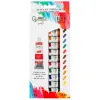Peinture a l huile liderpapel boite de 12 tubes en aluminium de 12 ml coloris assortis