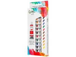 Peinture a l huile liderpapel boite de 12 tubes en aluminium de 12 ml coloris assortis