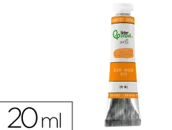 Peinture a l huile liderpapel tube en aluminium de 20 ml coloris orange
