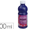 Peinture acrylique lefranc bourgeois glossy fluide brillante indélébile multi-supports bleu outremer flacon 500ml
