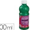 Peinture acrylique lefranc bourgeois glossy fluide brillante indélébile multi-supports vert brillant flacon 500ml