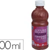 Peinture acrylique lefranc bourgeois glossy fluide brillante indélébile multi-supports terre sienne brûlée flacon 500ml