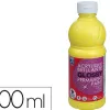 Peinture acrylique lefranc bourgeois glossy fluide brillante indélébile multi-supports jaune citron flacon 500ml
