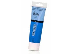 Peinture acrylique liderpapel tube en plastique de 120 ml coloris bleu
