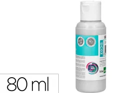 Peinture acrylique liderpapel coloris blanc bouteille 80ml
