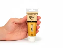 Peinture acrylique liderpapel tube en plastique de 60 ml coloris ocre jaune