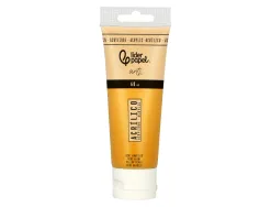 Peinture acrylique liderpapel tube en plastique de 60 ml coloris ocre jaune