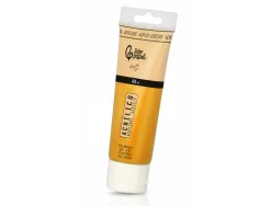 Peinture acrylique liderpapel tube en plastique de 60 ml coloris ocre jaune