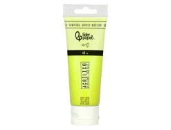 Peinture acrylique liderpapel tube en plastique de 60 ml coloris vert citron