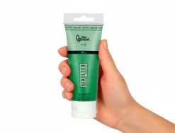 Peinture acrylique liderpapel tube en plastique de 120 ml coloris vert