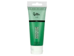 Peinture acrylique liderpapel tube en plastique de 120 ml coloris vert