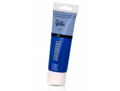 Peinture acrylique liderpapel tube en plastique de 120 ml coloris bleu marine