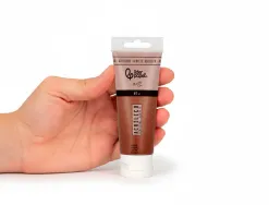 Peinture acrylique liderpapel tube en plastique de 60 ml coloris marron