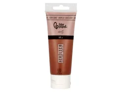 Peinture acrylique liderpapel tube en plastique de 60 ml coloris marron