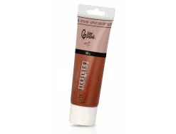 Peinture acrylique liderpapel tube en plastique de 60 ml coloris marron