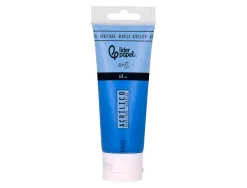 Peinture acrylique liderpapel tube en plastique de 60 ml coloris bleu