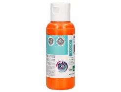 Peinture acrylique liderpapel coloris orange bouteille 80ml