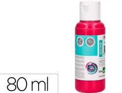 Peinture acrylique liderpapel coloris magenta bouteille 80ml