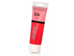 Peinture acrylique liderpapel boite de 6 tubes en plastique 75 ml coloris standards