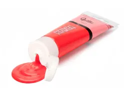 Peinture acrylique liderpapel boite de 6 tubes en plastique 75 ml coloris standards
