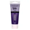 Peinture acrylique liderpapel tube en plastique de 60 ml coloris pourpre