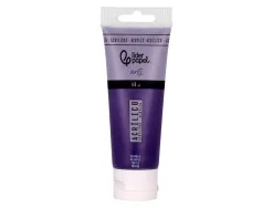 Peinture acrylique liderpapel tube en plastique de 60 ml coloris pourpre