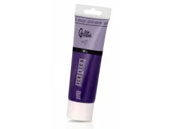 Peinture acrylique liderpapel tube en plastique de 60 ml coloris pourpre