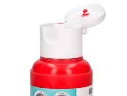 Peinture acrylique liderpapel coloris rouge bouteille 80ml