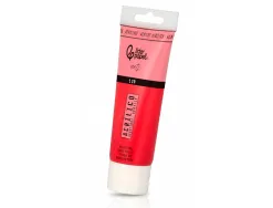 Peinture acrylique liderpapel tube en plastique de 120 ml coloris rouge pyrrole