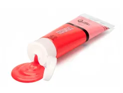 Peinture acrylique liderpapel tube en plastique de 120 ml coloris rouge pyrrole