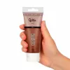 Peinture acrylique liderpapel tube en plastique de 120 ml coloris marron