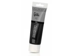 Peinture acrylique liderpapel tube en plastique de 60 ml coloris noir d ivoire