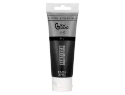Peinture acrylique liderpapel tube en plastique de 60 ml coloris noir d ivoire