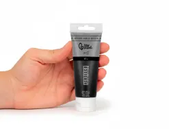 Peinture acrylique liderpapel tube en plastique de 60 ml coloris noir d ivoire