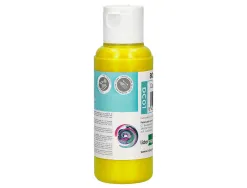 Peinture acrylique liderpapel coloris jaune bouteille 80ml
