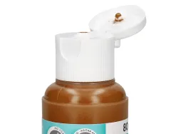 Peinture acrylique liderpapel coloris marron bouteille 80ml