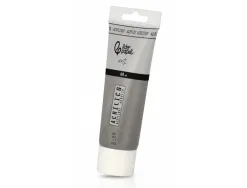 Peinture acrylique liderpapel tube en plastique de 60 ml coloris gris