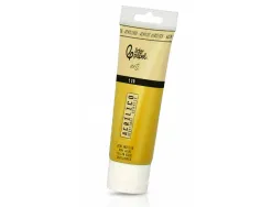 Peinture acrylique liderpapel tube en plastique de 120 ml coloris ocre jaune