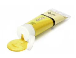 Peinture acrylique liderpapel tube en plastique de 120 ml coloris ocre jaune
