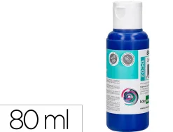 Peinture acrylique liderpapel coloris bleu outremer bouteille 80ml