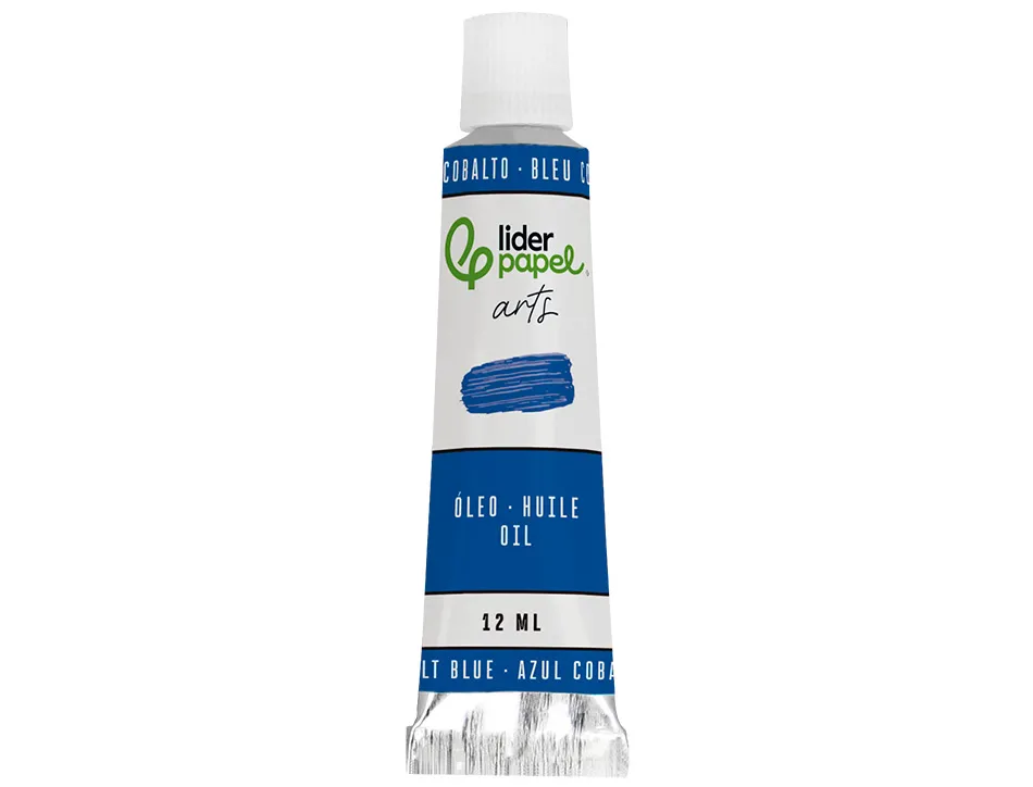 Peinture acrylique liderpapel boite de12 tubes en aluminium 12 ml coloris assortis