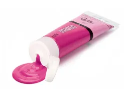 Peinture acrylique liderpapel tube en plastique de 60 ml coloris magenta