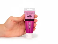 Peinture acrylique liderpapel tube en plastique de 60 ml coloris magenta
