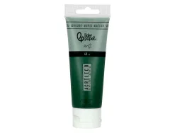 Peinture acrylique liderpapel tube en plastique de 60 ml coloris vert olive