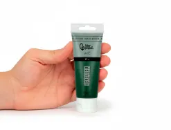 Peinture acrylique liderpapel tube en plastique de 60 ml coloris vert olive