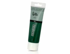 Peinture acrylique liderpapel tube en plastique de 60 ml coloris vert olive